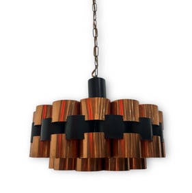 WERNER SCHOU Copper Pendant Lamp, Denmark