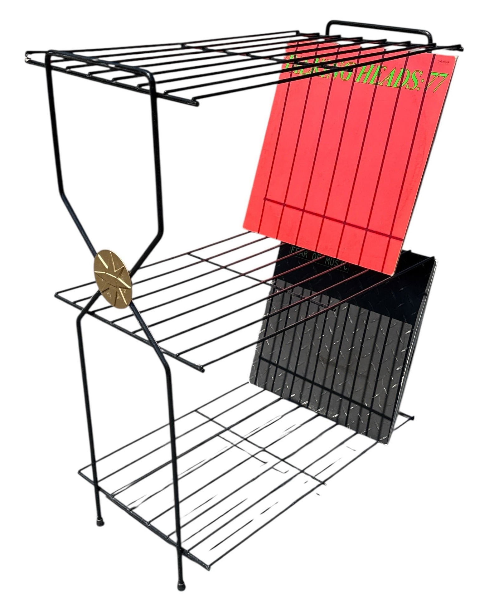 Mid Century Vinyl Record Stand Starburst Atomic Age (1 of 3)