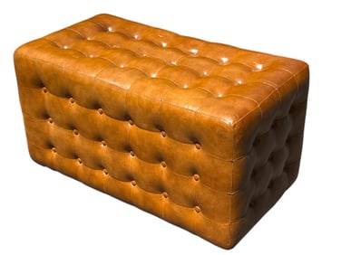 Chesterfield Style Block Ottoman