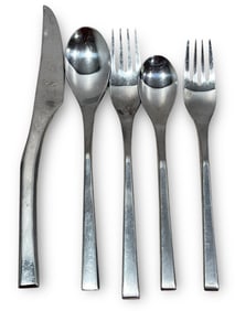 Mid Century Flatware NATIONAL Lenore Set 6