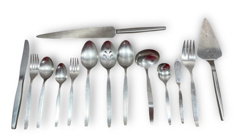 45 PC Mid Century Community Flatware