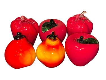 Assortment Italian Art Glass Fruit