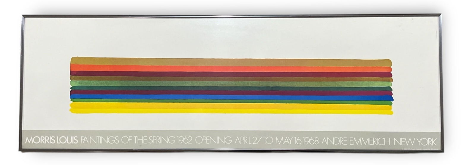 Morris Louis Painting Of The Spring Exhibition Poster.