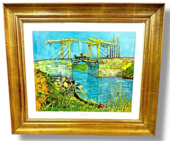 Framed Lithograph By VINCENT VAN GOGH