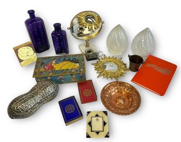 An Assortment of Art Deco to Mid Century Decorative Articles