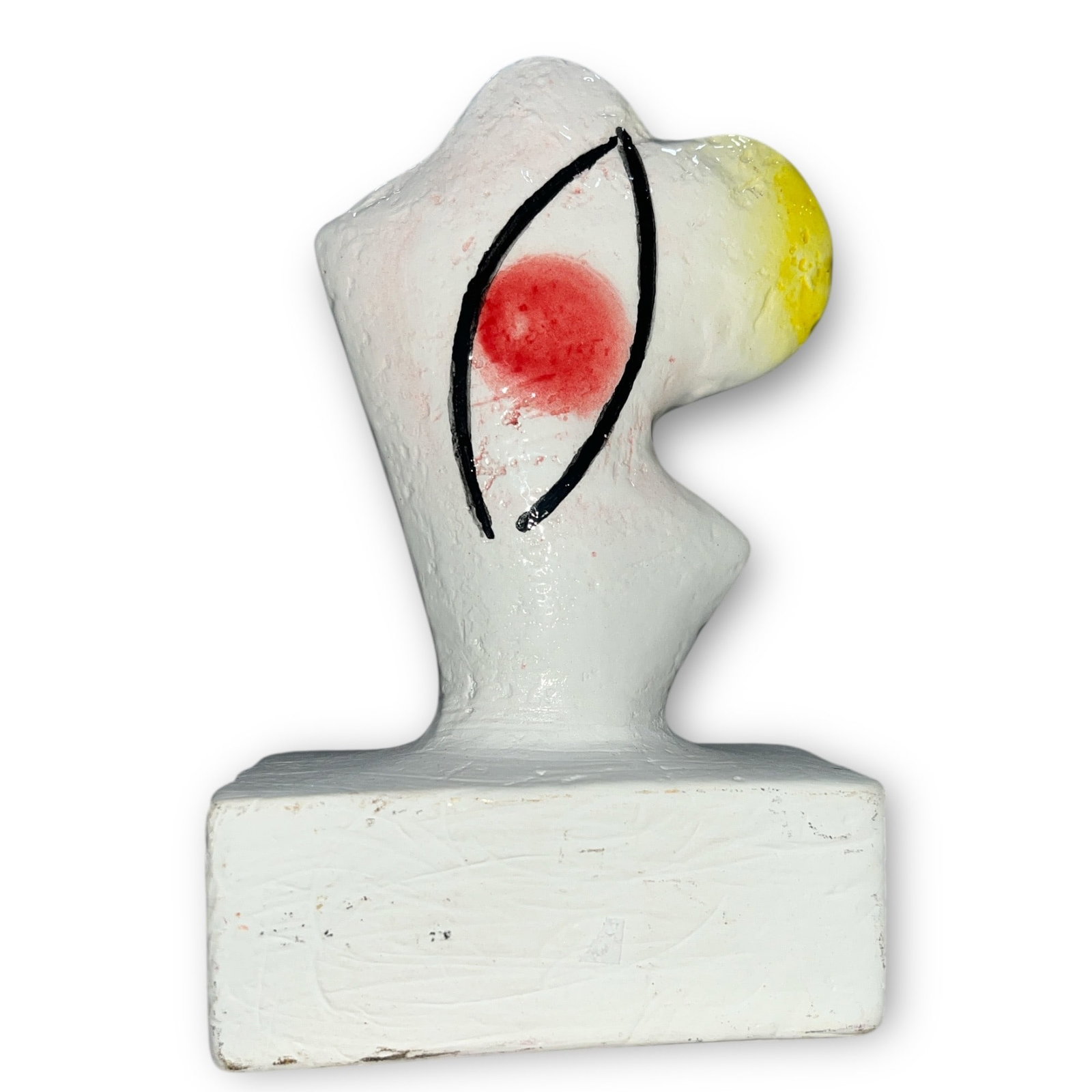 A MIRO Style Modernist Sculpture: 6" H x 3.75" W x 2.25" D