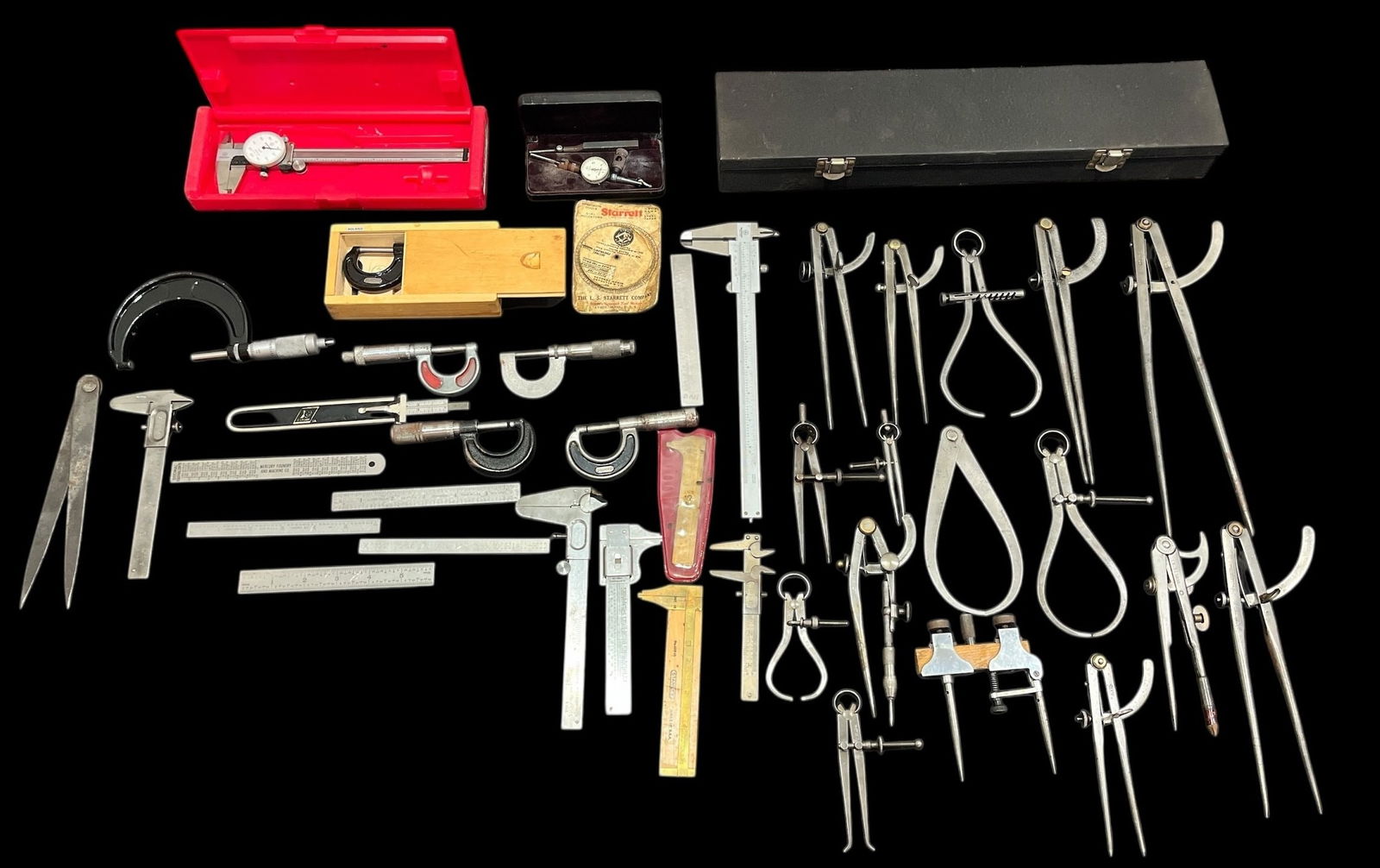 Large Assortment of Machinists Tools, Calipers, Micrometers (1 of 8)