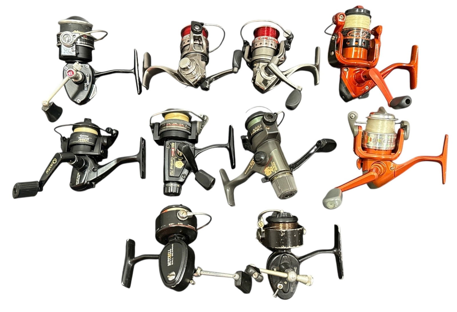 Open Face Spinning Fishing Reels 10 Pcs. (1 of 4)