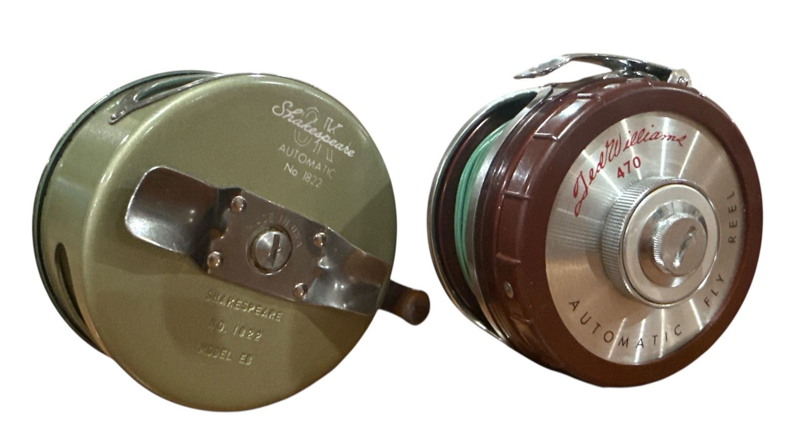 3 Vintage Fishing Reels Perrine No. 51 Automatic Fly