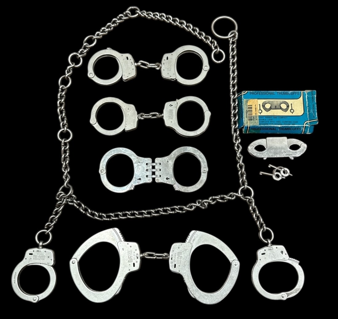 Vintage Handcuffs and Thumbcuffs (1 of 4)