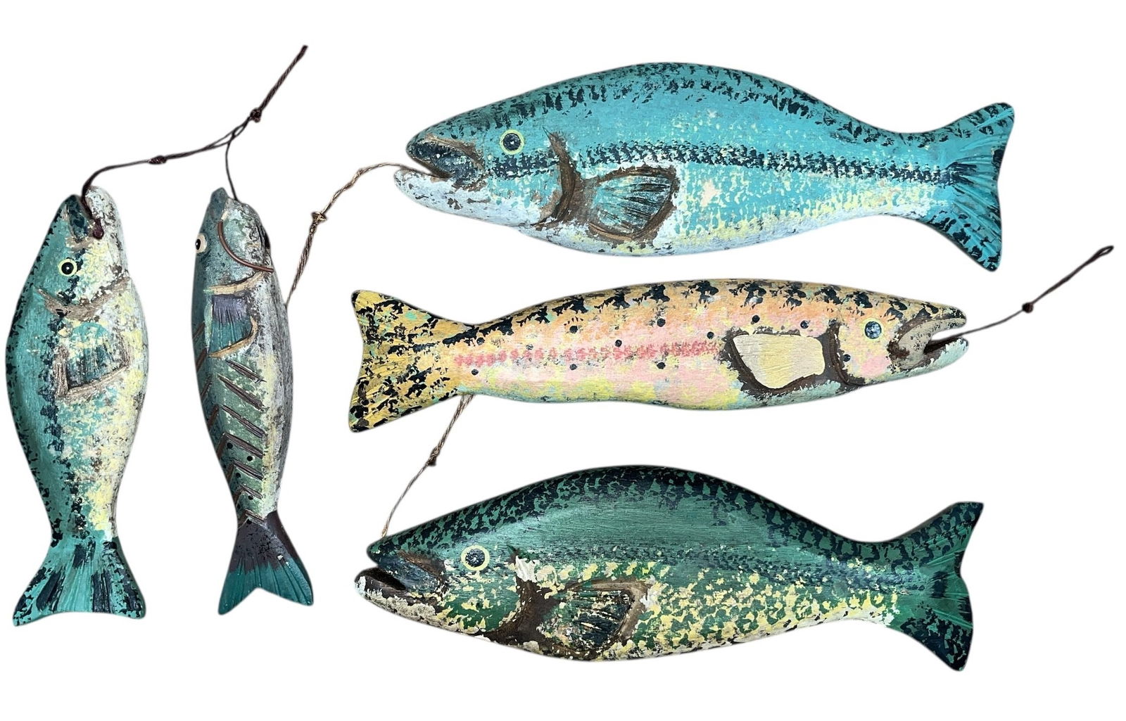 Five Folk Art Fish Trade Signs (1 of 4)