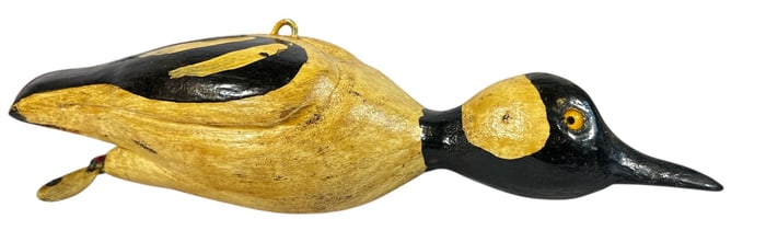 Spear Fishing Loon Duck Decoy, DULUTH FISHING DECOYS