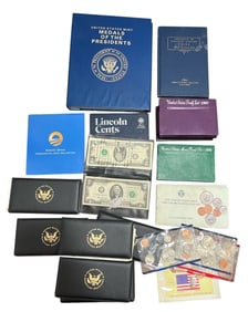 A Large Collection of U.S. Coins & Currency