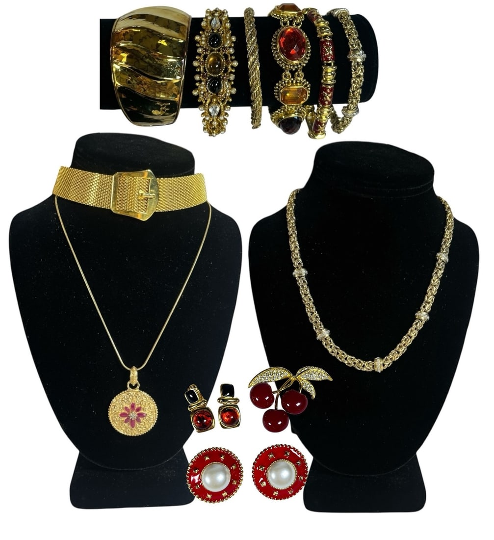 A Collection of Designer Costume Jewelry, Some Sterling Silver CHANEL, JOAN RIVERS (1 of 9)