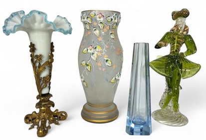 Collection Italian and Bohemian Figurines and Vases