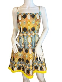 A CHRISTIAN LACROIX Abstract Mosaic Dress, NWT