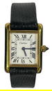 A Vintage CARTIER Must de Tank 18k Gold Plated Watch