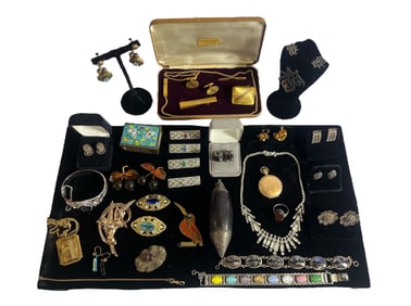 A Collection of Costume and Some Sterling Silver Jewelry, SARAH COVENTRY, WHITING & DAVIS