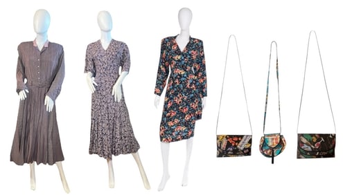 Collection 1980's NICOLE MILLER Clothing & Handbags