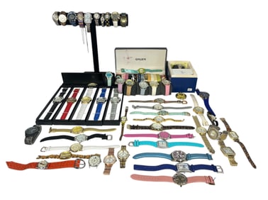 A Large Collection of Womens Fashion Watches