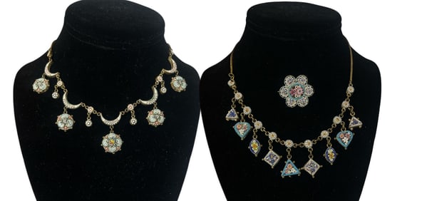 An Assortment of Italian Micro Mosaic Jewelry