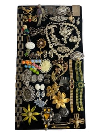 Collection of Designer Costume, Sterling Silver, & Gold Filled Jewelry, EISENBERG, HOBE