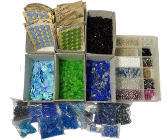 Large Assortment of Vintage Buttons & Beads