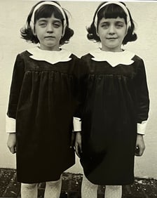 A DIANE ARBUS Sheet Fed Photogravure, Twins