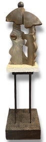 A DAVID PETRAKOVITZ Abstract Metalwork Sculpture
