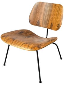 CHARLES & RAY EAMES Zebra Wood "LCM" Chair, HERMAN MILLER