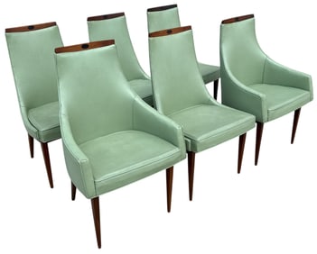 Mid Century KIPP STEWART Dining Chairs, Set of 6