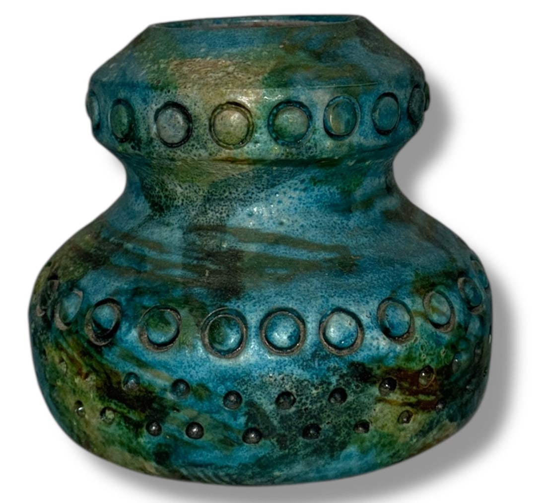 ALVINO BAGNI for RAYMOR "Sea Garden" Vase: 7.25" H x 8" DIA.