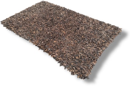 JACK LENOR LARSEN for HARRY FLITTERMAN Suede Leather Area Rug