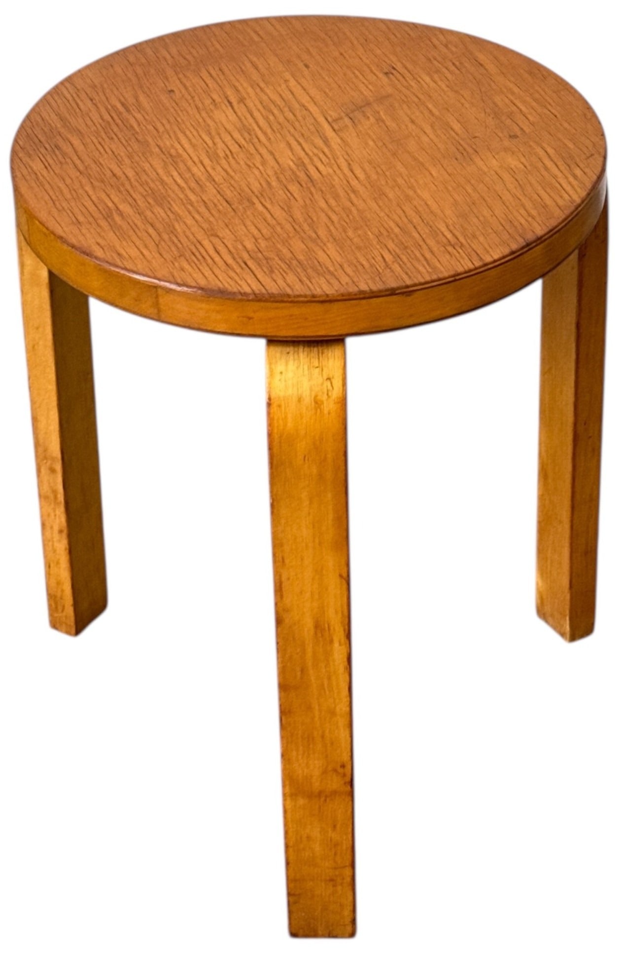 ALVAR AALTO L-leg Stool Model 60, FINSVEN, Early Production (1 of 4)