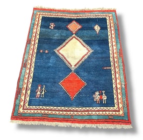 Antique Persian Gabbeh Rug