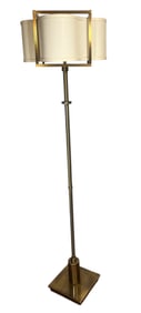 A Modern Brass Floor Lamp