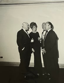 A 2003 DIANE ARBUS Photogravure of Four People at Gallery Opening
