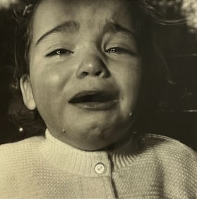 A DIANE ARBUS Sheet Fed Photogravure of Crying Child