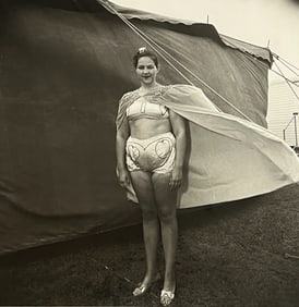 A 2003 DIANE ARBUS Photogravure of a Circus Girl
