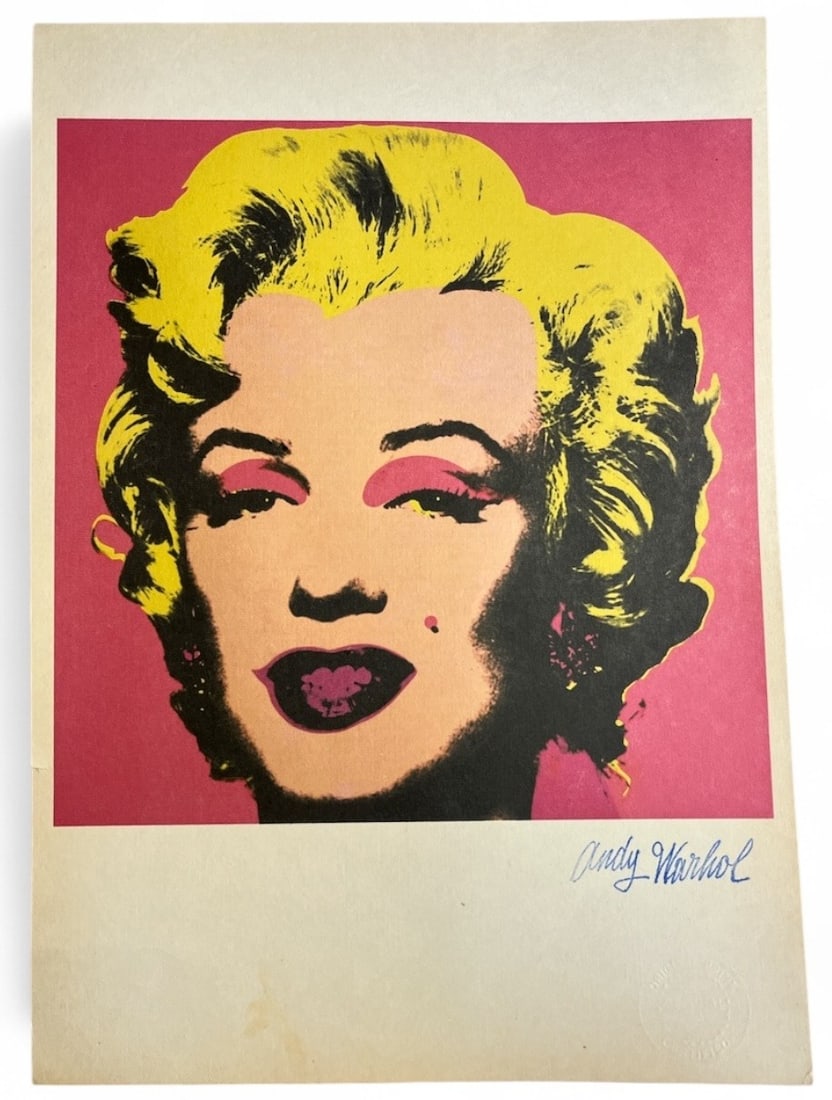 After ANDY WARHOL "Marilyn" Print (1 of 6)