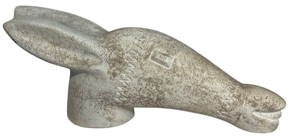 A Mid Century HAEGER Donkey Head Sculpture