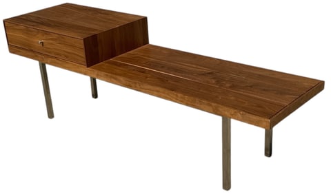 A Mid Century Style Modernist Entryway Bench