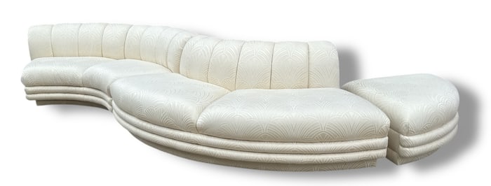 Post Modern Serpentine Sofa, Style of ADRIAN PEARSALL