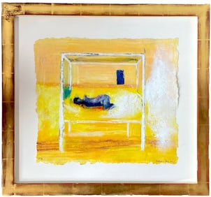 ANTHONY FRY, "Yellow Room" Signed and Numbered Carborundum Etching