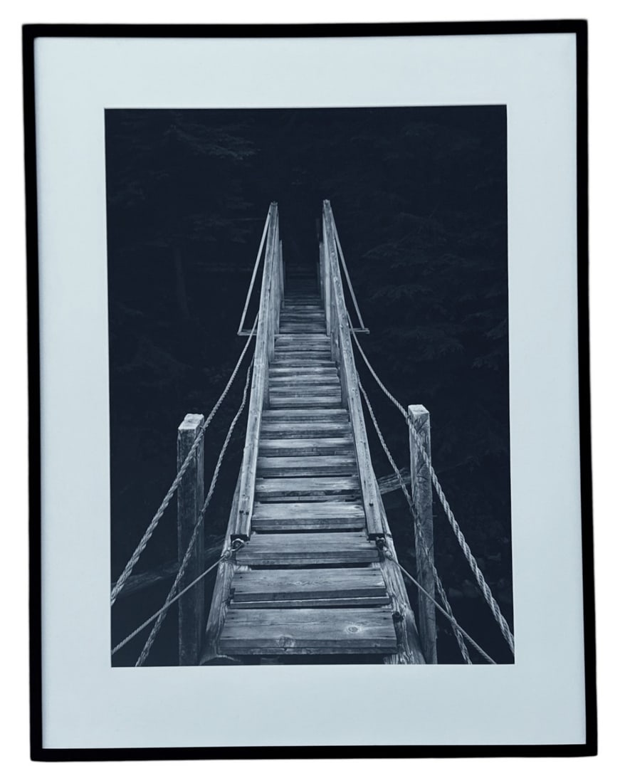 A 1997 MICHAEL JOHNSON "Footbridge" Photograph Print (1 of 4)
