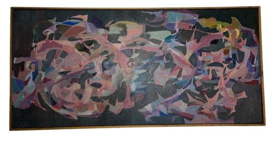 Mid Century ROBERT APPEL Psychedelic Oil on Canvas