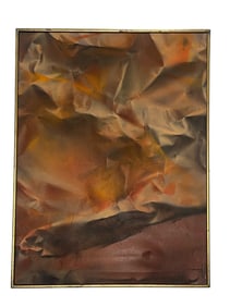 Mid Century ROBERT APPEL Psychedelic Oil on Canvas