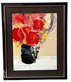 A MARCESTEL Print, "Bouquet du Printemps", Signed and Numbered