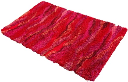 A Mid Century Rya Style Area Rug