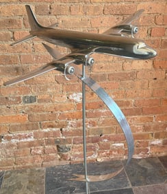 A Space Age DC-4 Airplane Floor Sculpture